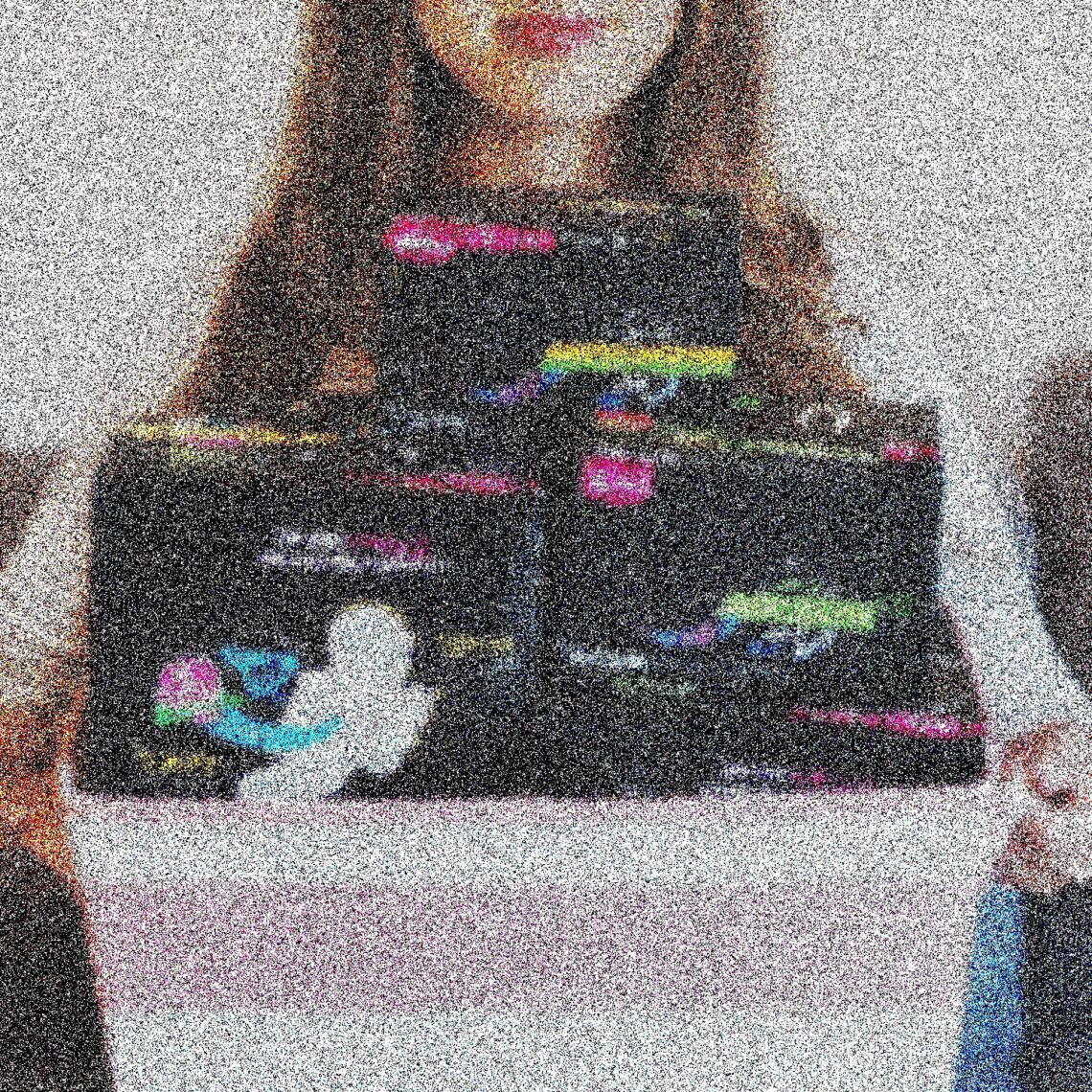 person holding box of period products