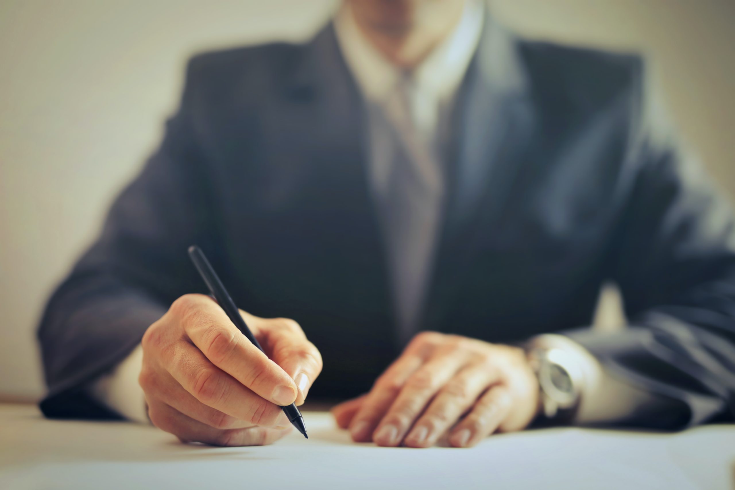 person signing policy